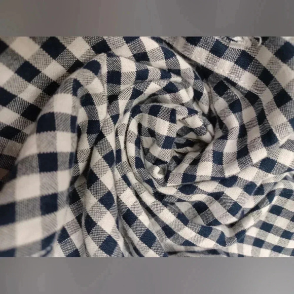 Peter Werth NWT 100% Cotton L/S Button Down Shirt Black and  White Size Small - Picture 6 of 8